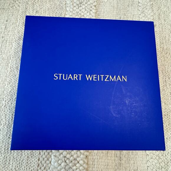 Stuart‎ Weitzman Boulevard Suede Bootie Pull On Black Moto NEW with Box 9.5 - Picture 2 of 9